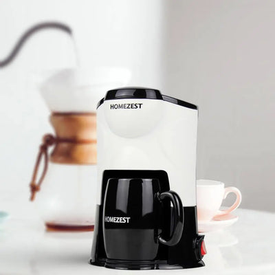 Single Cup Coffee Maker with cup